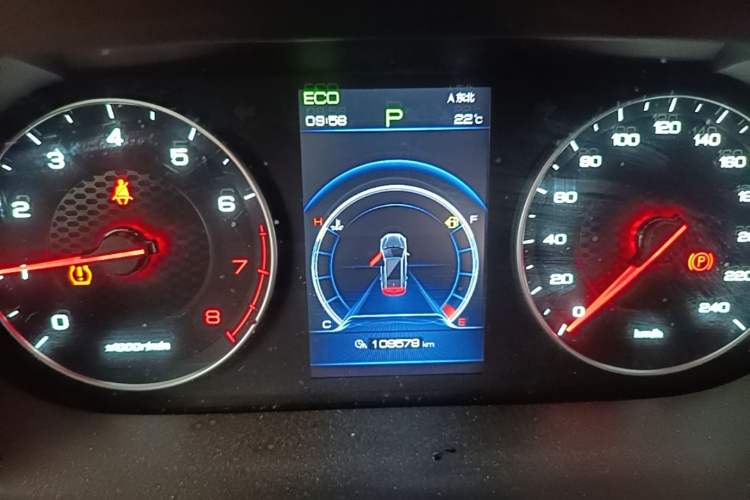 Used BYD Tang 2018 2.0T Automatic SmartConnect Luxury 7-Seater China V Emission Standard Instrument Cluster