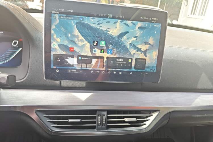 Used BYD Tang 2019 2.0T Automatic SmartConnect Luxury 7-Seater China VI Standard Audio And AC Panel