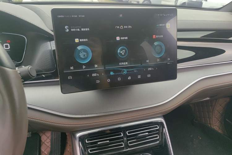 Used BYD Tang 2021 2.0T Automatic Flagship Edition Audio And AC Panel