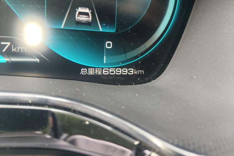 Used BYD Tang 2021 2.0T Automatic Flagship Edition Odometer Close Up