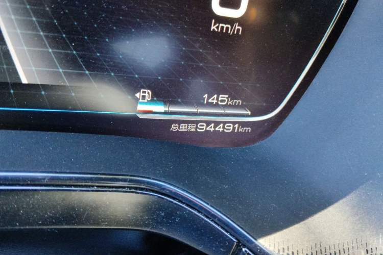 Used BYD Tang 2021 2.0T Automatic Flagship Edition Odometer Close Up