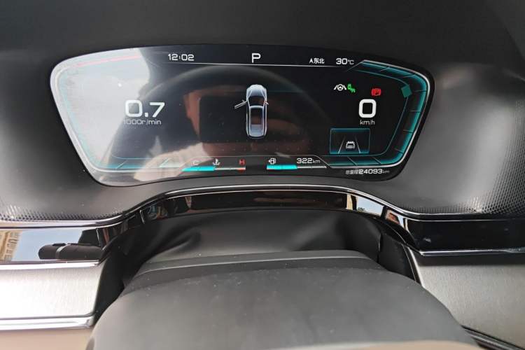 Used BYD Tang 2021 2.0T Automatic Flagship Edition Odometer Close Up