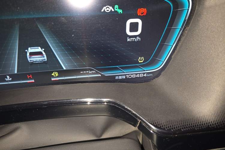 Used BYD Tang 2021 2.0T Automatic Flagship Edition Odometer Close Up