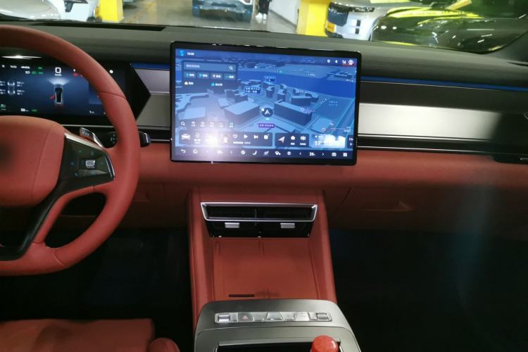 Used BYD Tang L 2025 DM 200KM Four-Wheel Drive LiDAR Flagship Model Audio And AC Panel