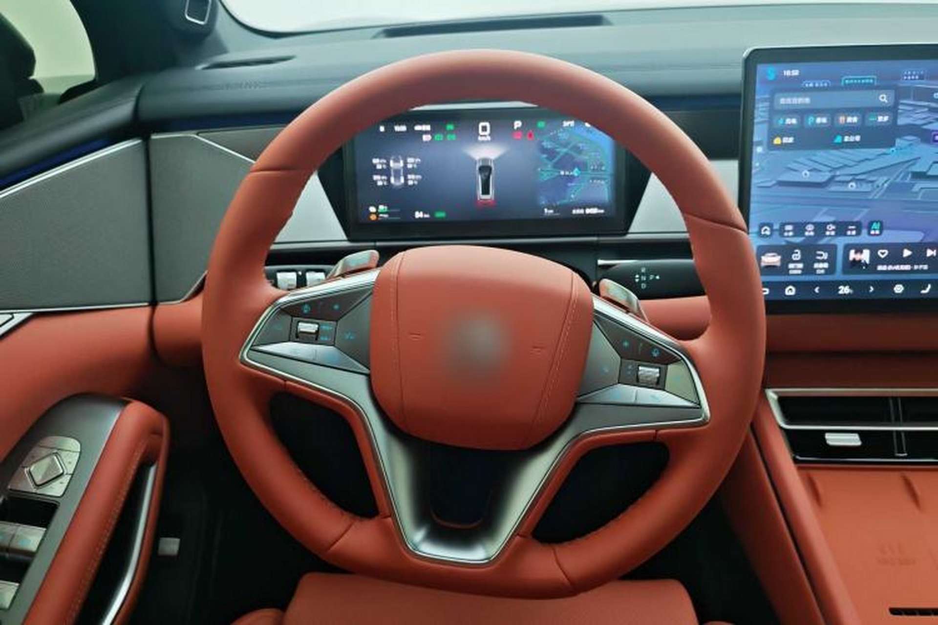 Used BYD Tang L 2025 DM 200KM Four-Wheel Drive LiDAR Flagship Model Interior 3
