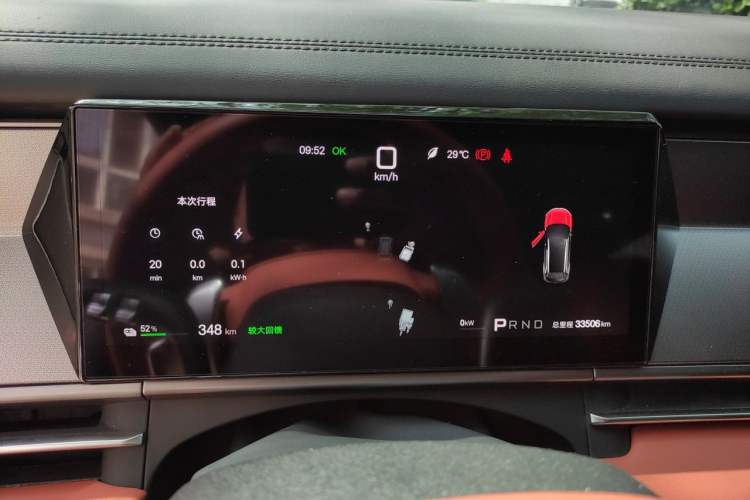 Used BYD Tang L 2025 EV with 670 km Range LiDAR and Premium Features Instrument Cluster