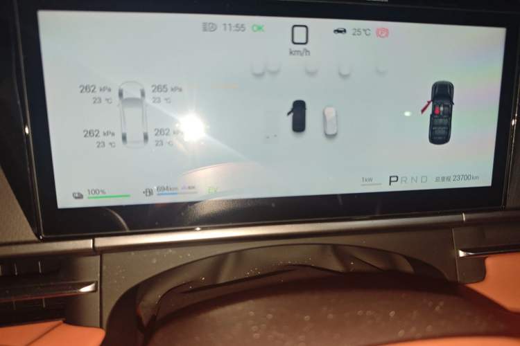 Used BYD Tang L 2025 DM 215KM LiDAR Flagship Model Instrument Cluster