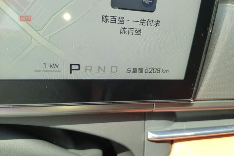 Used BYD Tang L 2025 DM 200KM Four-Wheel Drive LiDAR Flagship Model Odometer Close Up