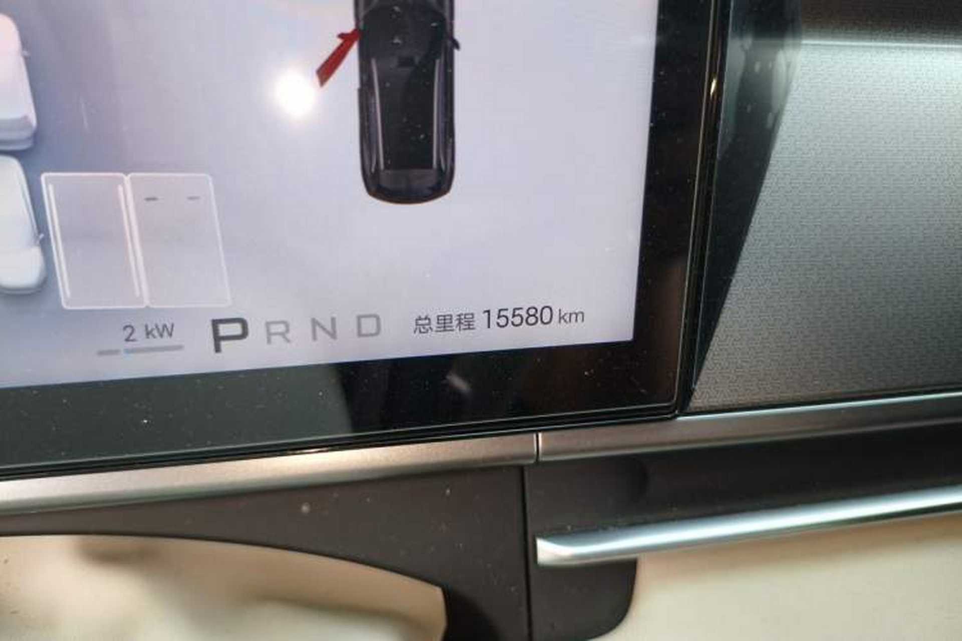 Used BYD Tang L 2025 DM 200KM Four-Wheel Drive LiDAR Flagship Model Odometer Close Up