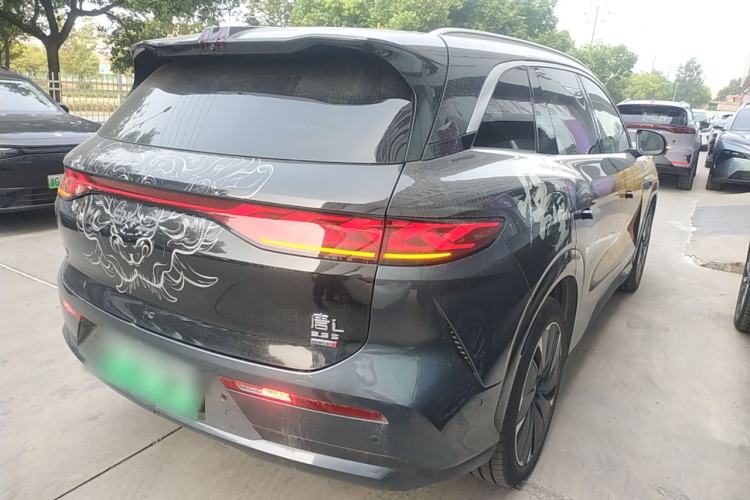 Used BYD Tang L 2025 EV 600KM All-Wheel-Drive LiDAR Flagship Model Rear Right 45 Deg