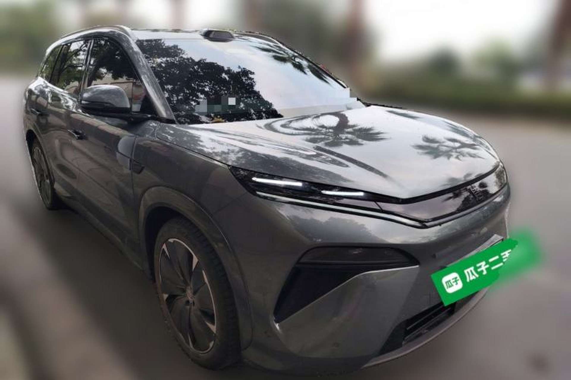 Used BYD Tang L 2025 EV 600KM All-Wheel-Drive LiDAR Flagship Model Front Right 45 Deg