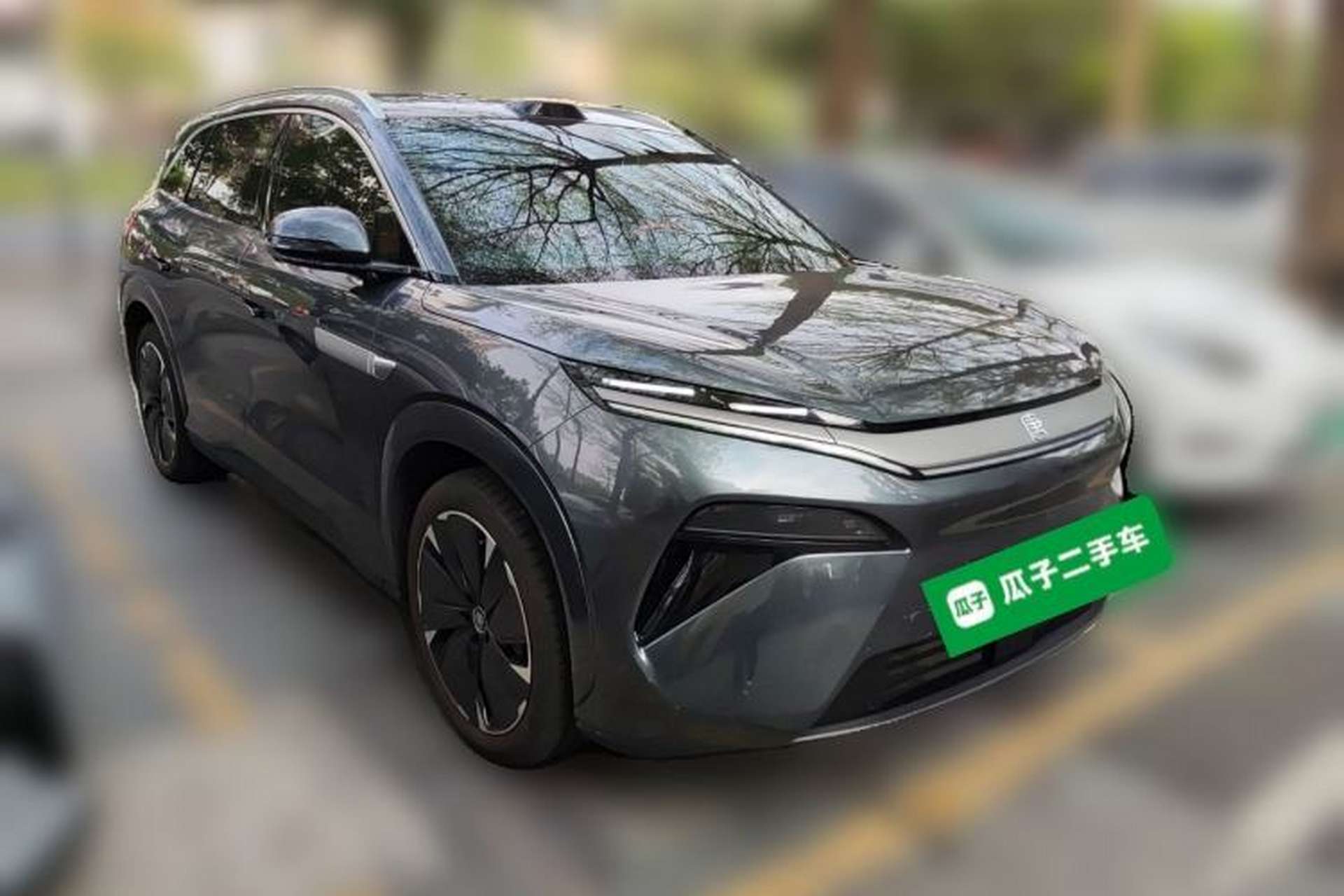 Used BYD Tang L 2025 EV 600KM All-Wheel-Drive LiDAR Flagship Model Front Right 45 Deg