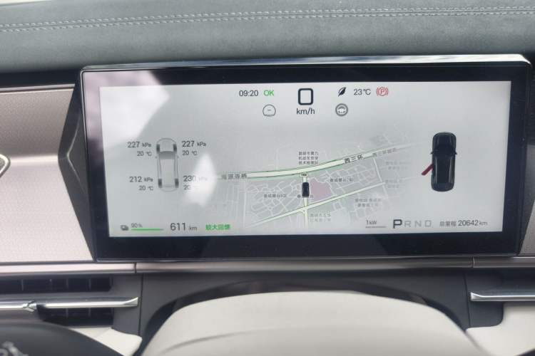 Used BYD Tang L 2025 EV with 670 km Range LiDAR and Premium Features Instrument Cluster
