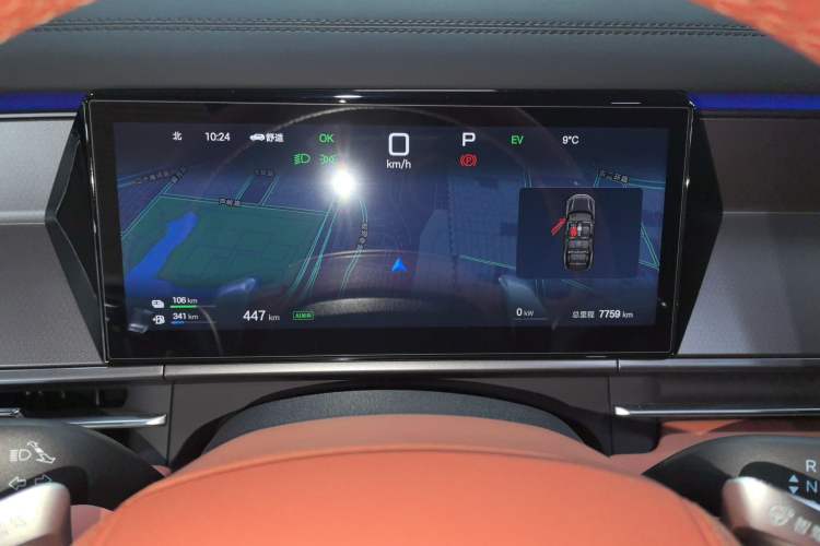 Used BYD Tang L 2025 DM 215KM LiDAR Flagship Model Instrument Cluster