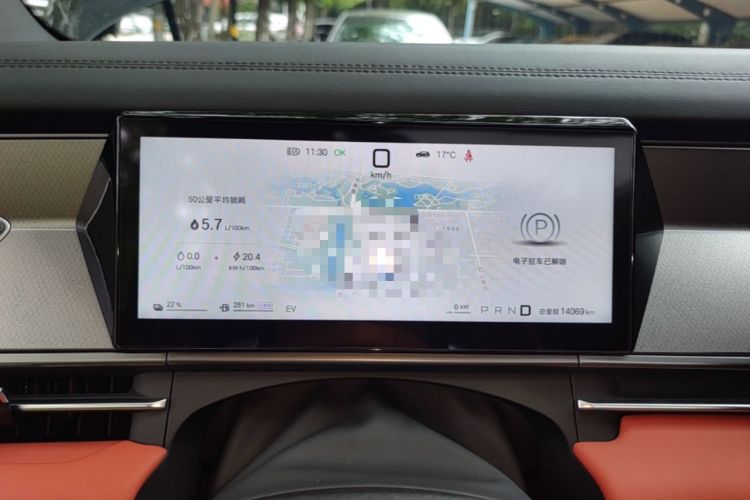 Used BYD Tang L 2025 DM 215KM LiDAR Flagship Model Instrument Cluster