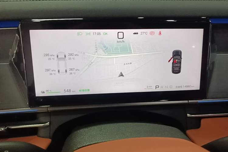 Used BYD Tang L 2025 EV 600KM All-Wheel-Drive LiDAR Flagship Model Instrument Cluster