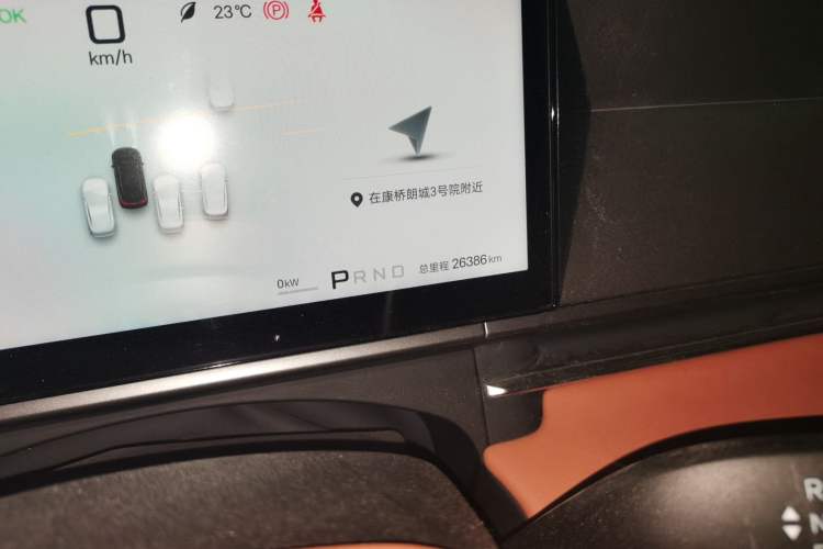 Used BYD Tang L 2025 EV with 670 km Range LiDAR and Premium Features Odometer Close Up