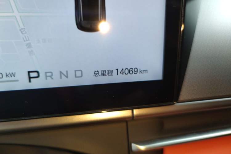 Used BYD Tang L 2025 DM 215KM LiDAR Flagship Model Odometer Close Up