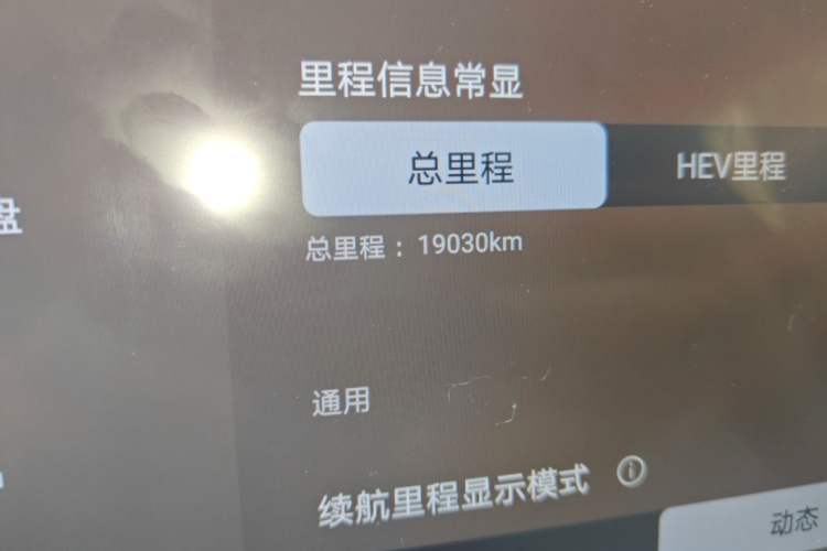 Used BYD Tang L 2025 DM 200KM Four-Wheel Drive LiDAR Flagship Model Odometer Close Up