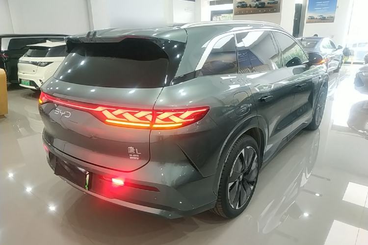 Used BYD Tang L 2025 EV 600KM All-Wheel-Drive LiDAR Flagship Model Rear Right 45 Deg