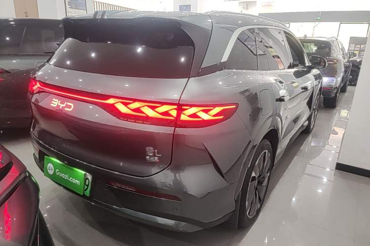 Used BYD Tang L 2025 EV 600KM All-Wheel-Drive LiDAR Flagship Model Rear Right 45 Deg