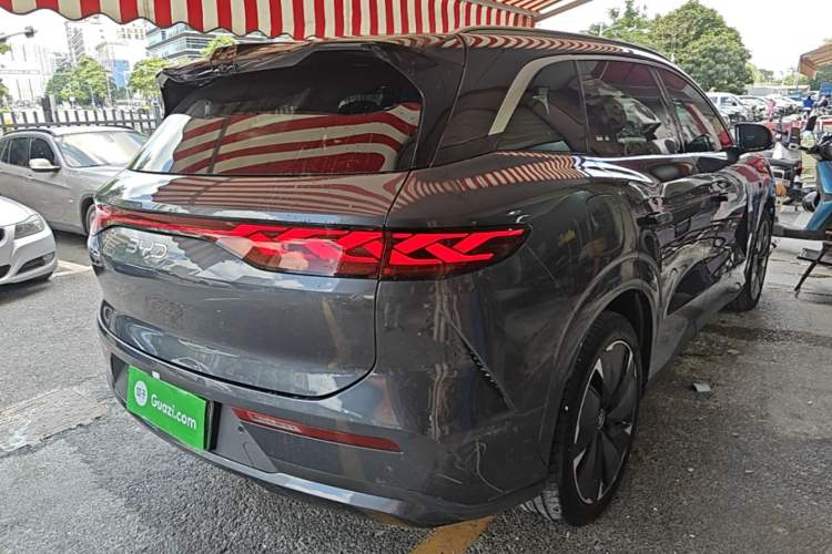 Used BYD Tang L 2025 EV 600KM All-Wheel-Drive LiDAR Flagship Model Rear Right 45 Deg