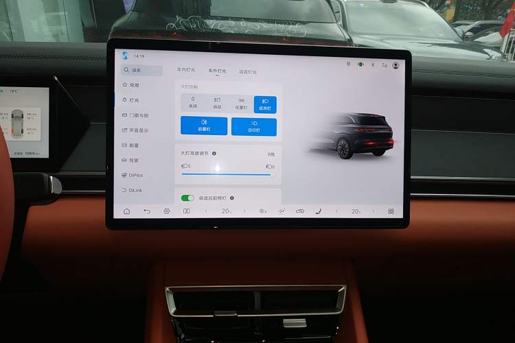 Used BYD Tang L 2025 EV 600KM All-Wheel-Drive LiDAR Flagship Model Audio And AC Panel
