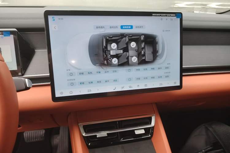 Used BYD Tang L 2025 EV 670KM LiDAR Flagship Version Audio And AC Panel