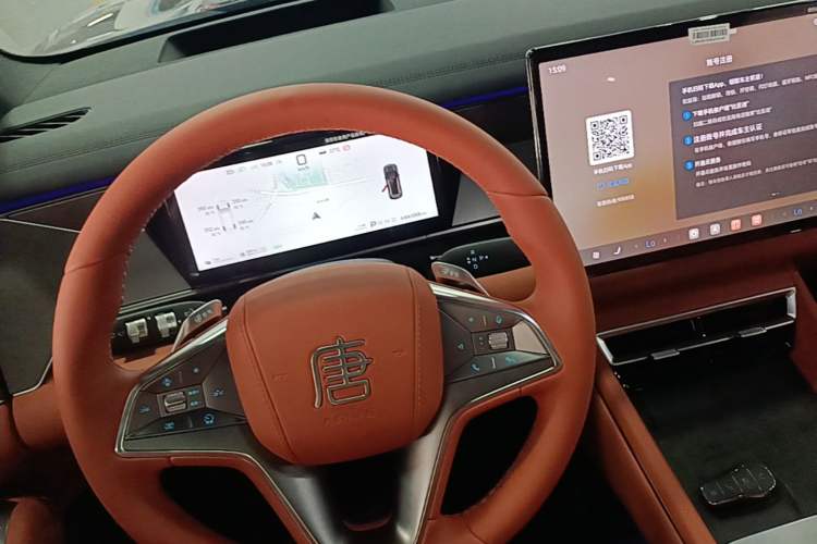 Used BYD Tang L 2025 DM 200KM Four-Wheel Drive LiDAR Flagship Model Gear Lever