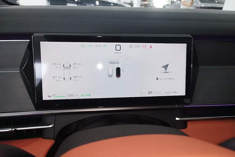 Used BYD Tang L 2025 EV 600KM All-Wheel-Drive LiDAR Flagship Model Instrument Cluster