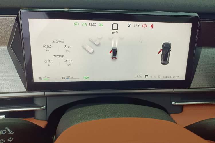 Used BYD Tang L 2025 DM 200KM Four-Wheel Drive LiDAR Flagship Model Instrument Cluster