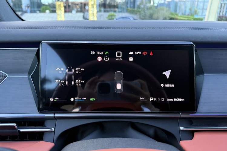 Used BYD Tang L 2025 DM 175KM Drone Player Edition Odometer Close Up