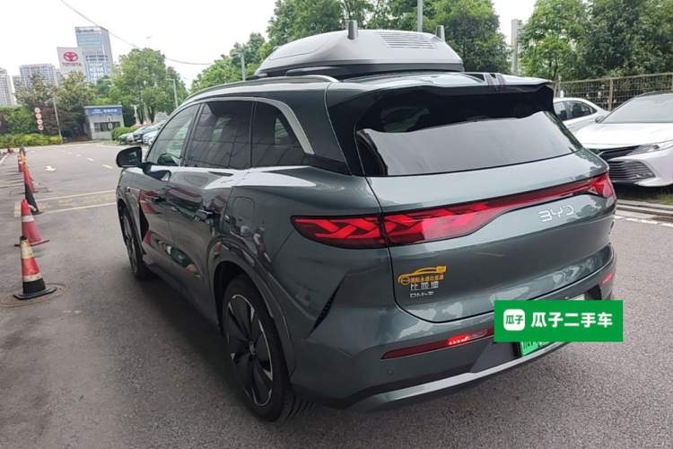 Used BYD Tang L 2025 DM 175KM Drone Player Edition Rear Left 45 Deg