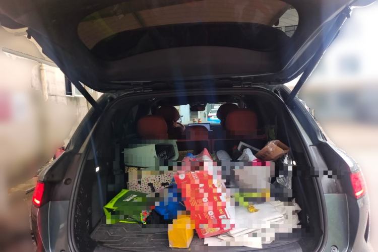 Used BYD Tang L 2025 EV 670KM LiDAR Flagship Version Trunk