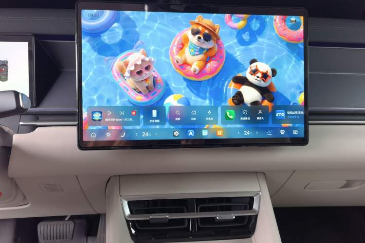 Used BYD Tang L 2025 EV 670KM LiDAR Flagship Version Audio And AC Panel