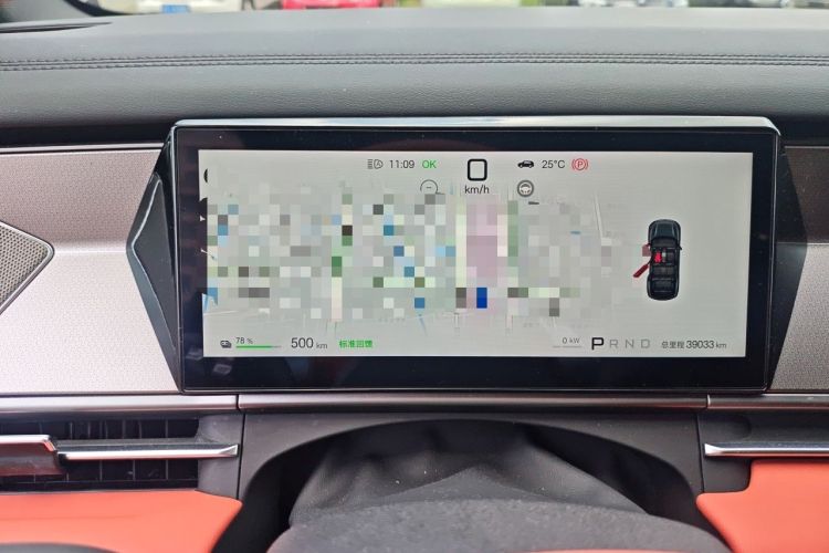 Used BYD Tang L 2025 EV with 670 km Range LiDAR and Premium Features Instrument Cluster