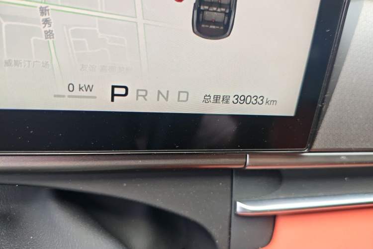 Used BYD Tang L 2025 EV with 670 km Range LiDAR and Premium Features Odometer Close Up