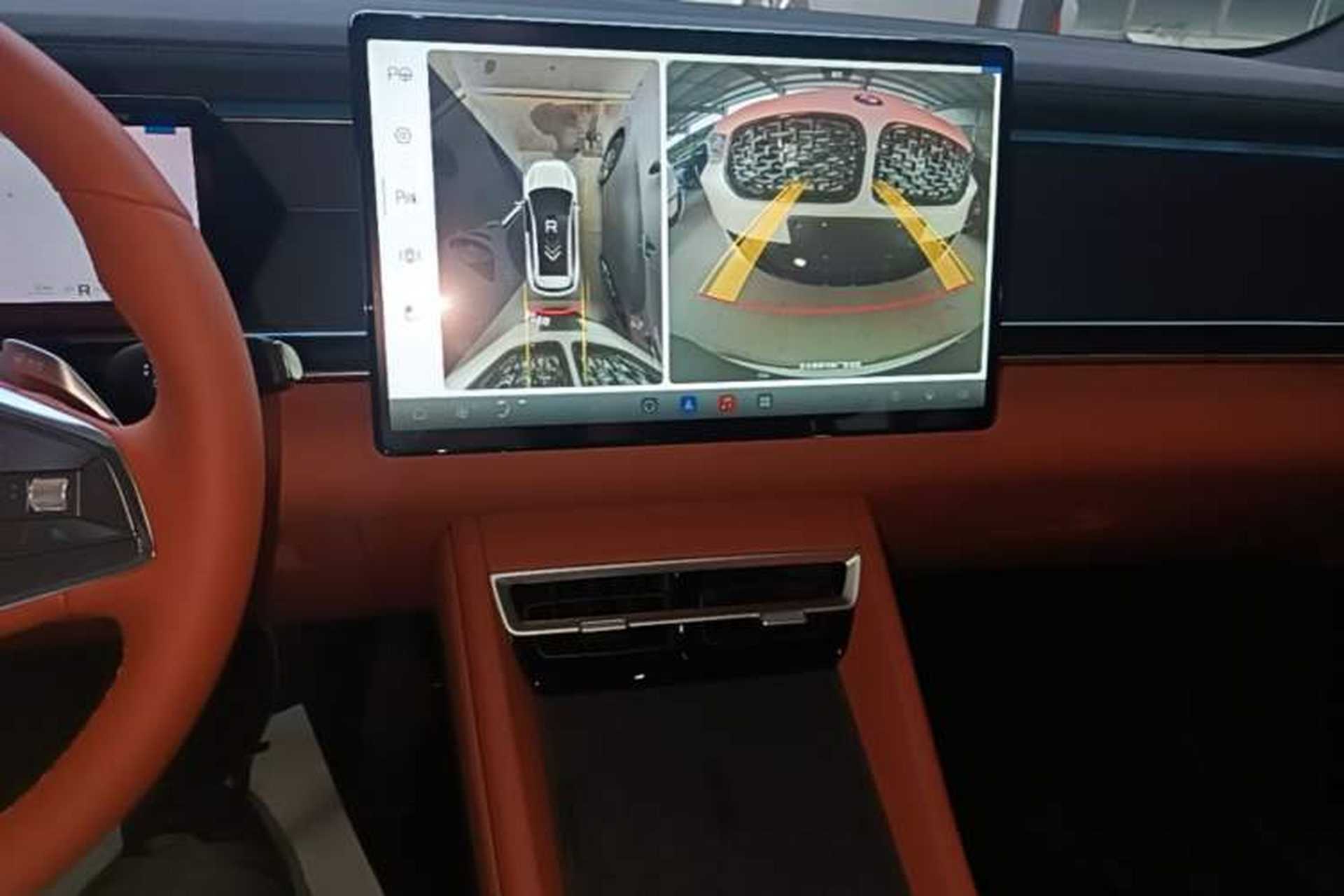 Used BYD Tang L 2025 EV 670KM LiDAR Flagship Version Audio And AC Panel
