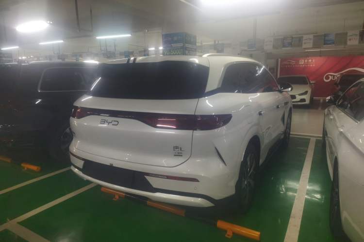 Used BYD Tang L 2025 DM 200KM Four-Wheel Drive LiDAR Flagship Model Rear Right 45 Deg