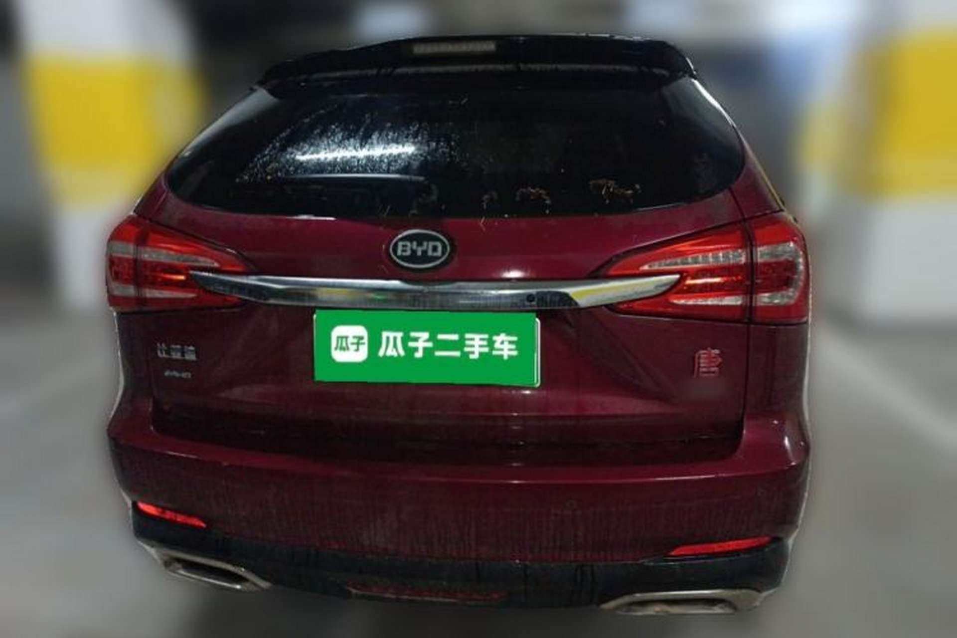 Used BYD Tang New Energy 2015 2.0T Four-Wheel-Drive Flagship Model Rear