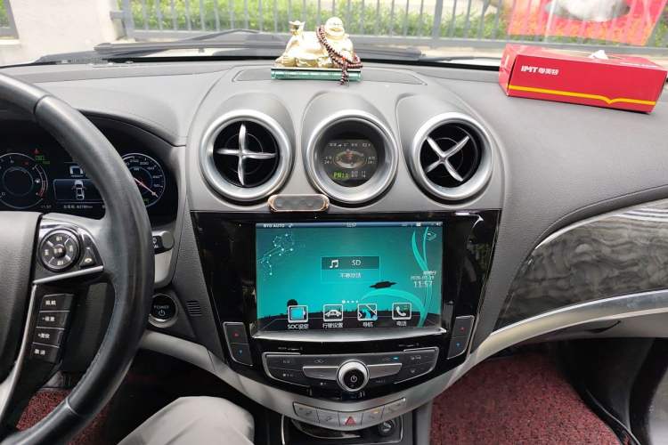 Used BYD Tang New Energy 2015 2.0T Four-Wheel-Drive Flagship Model Audio And AC Panel
