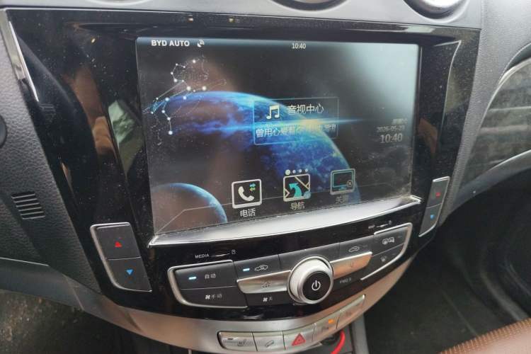 Used BYD Tang New Energy 2015 2.0T Four-Wheel-Drive Flagship Model Audio And AC Panel
