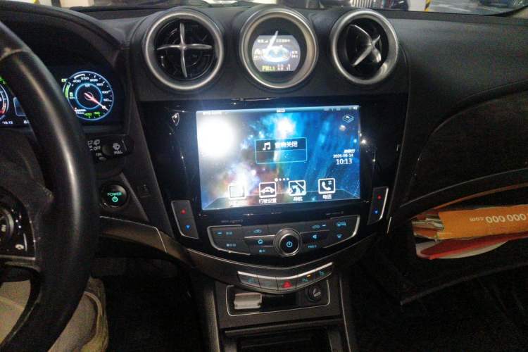 Used BYD Tang New Energy 2015 2.0T Four-Wheel-Drive Flagship Model Audio And AC Panel
