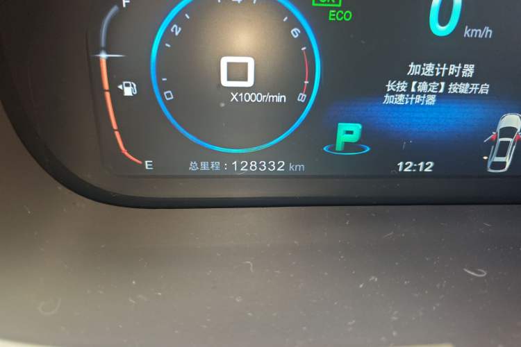 Used BYD Tang New Energy 2017 2.0T Tang 100 Odometer Close Up