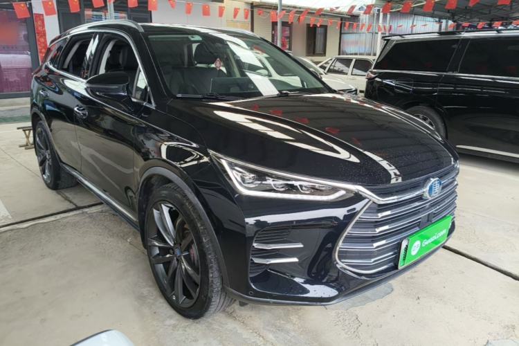 Used BYD Tang New Energy 2018 DM 2.0T All-Wheel Drive Smart Connect Elite 7-Seater China V Emission Standard Front Right 45 Deg