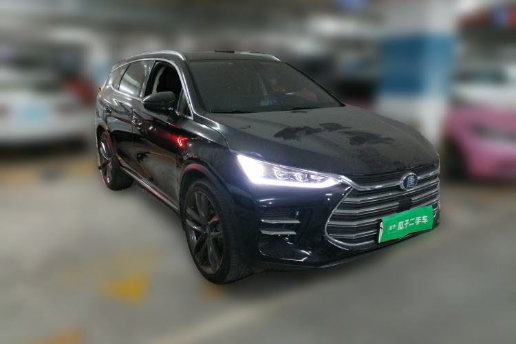 Used BYD Tang New Energy 2018 DM 2.0T All-Wheel Drive Smart Connectivity Luxury Model 7 Seats China V Emission Standard Front Right 45 Deg