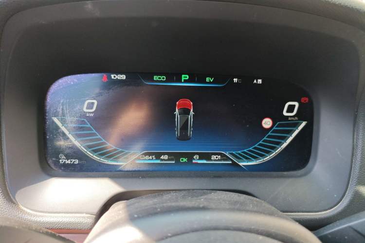 Used BYD Tang New Energy 2018 DM 2.0T All-Wheel Drive Smart Connectivity Luxury Model 7 Seats China V Emission Standard Instrument Cluster