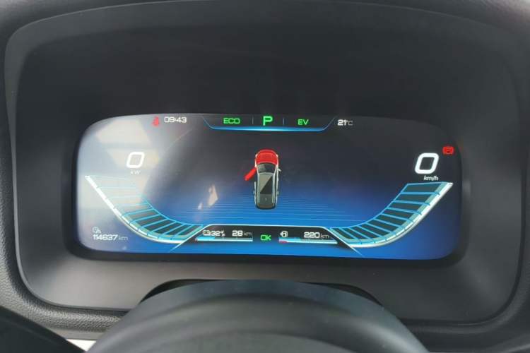 Used BYD Tang New Energy 2018 DM 2.0T All-Wheel Drive Smart Connect Elite 7-Seater China V Emission Standard Instrument Cluster