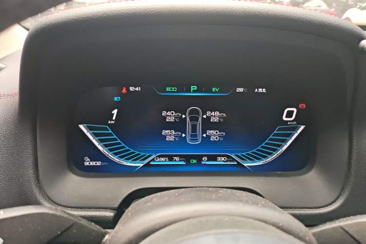 Used BYD Tang New Energy 2018 DM 2.0T All-Wheel Drive Smart Connectivity Luxury Model 7 Seats China V Emission Standard Instrument Cluster