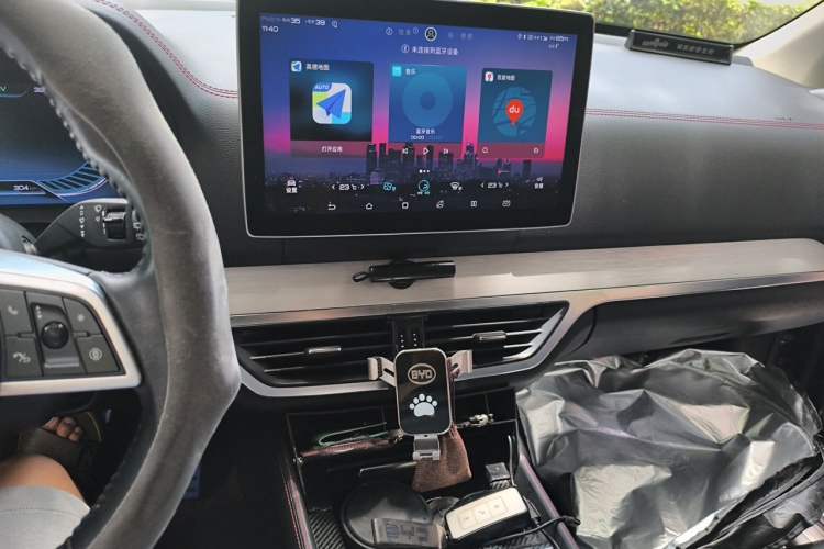 Used BYD Tang New Energy 2018 DM 2.0T All-Wheel Drive Smart Connectivity Luxury Model 7 Seats China V Emission Standard Audio And AC Panel